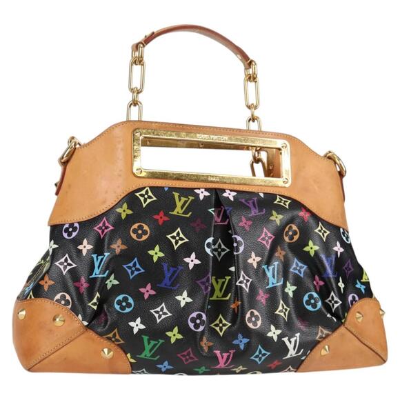 LOUIS VUITTON Monogram Multicolor Judy GM Bag Black M40254 - Picture 1 of 16